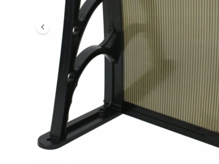 Kapı Pencere Üstü Pratik Sundurma 120 X 60 Bronz - Görsel 4
