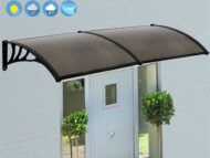 Kapı Pencere Üstü Pratik Sundurma 300 X 100 cm Siyah