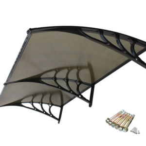 Kapı Pencere Üstü Pratik Sundurma 240 X 80 Siyah