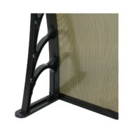 Sundurmagross Kapı Üstü Pratik Sundurma 120 X 80 cm Siyah - Görsel 3