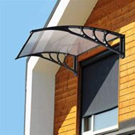 Sundurmagross Kapı Üstü Pratik Sundurma 120 X 80 cm Siyah - Görsel 7