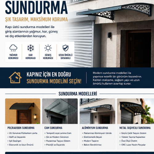 kapı üstü sundurma